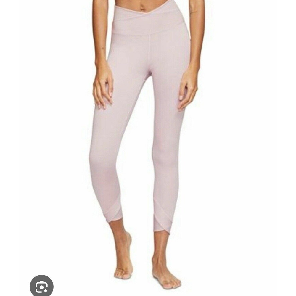 Nike Yoga Wrap Women's 7/8 Tights Women's‎ Medium CJ4215-516 Plum Chalk Pink